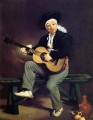 El cantante español El guitarrista Realismo Impresionismo Edouard Manet